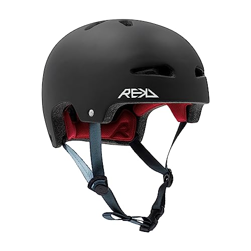 Rekd Ultralite In-Mold Helmet Erwachsene Unisex, Schwarz (Black), 57-59 cm von Rekd
