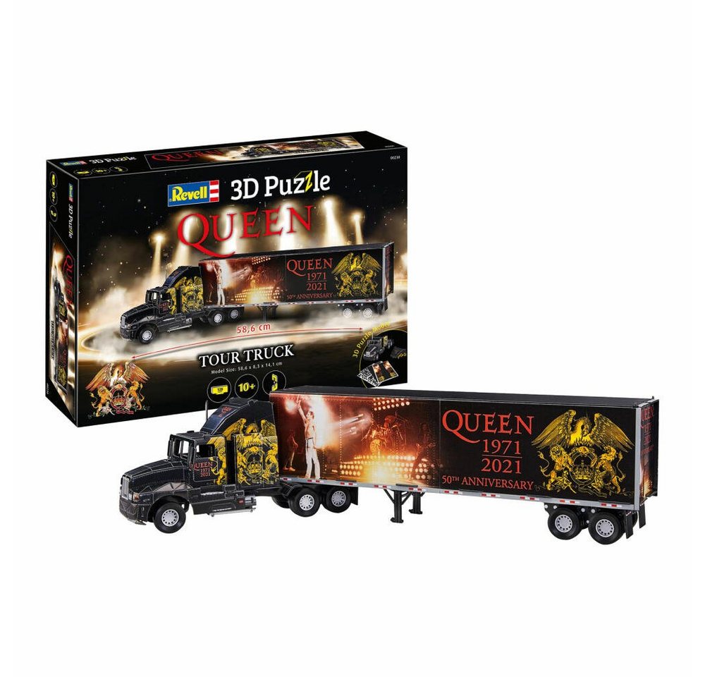 Revell® 3D-Puzzle QUEEN Tour Truck 50th Anniversary 00230, 128 Puzzleteile von Revell®