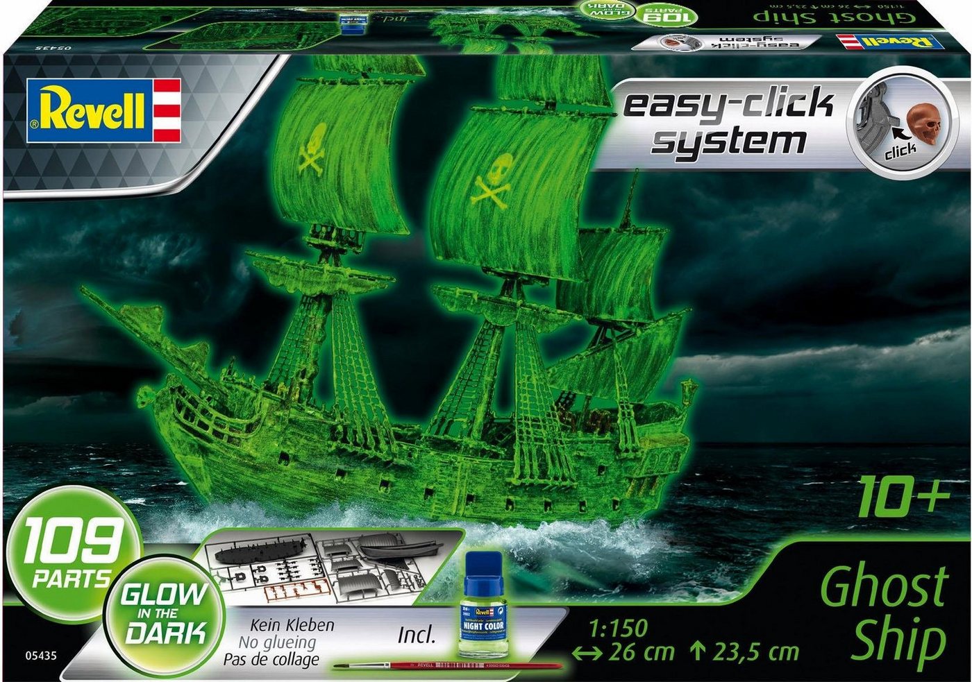 Revell® Modellbausatz Segelschiff / Geisterschiff, Maßstab 1:150, Made in Europe von Revell®