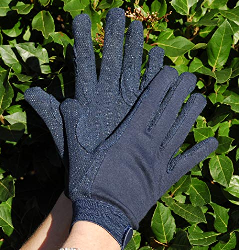 Rhinegold 0 Cotton Pimple Gloves-Small-Navy Handschuhe Kinder, Größe S von Rhinegold