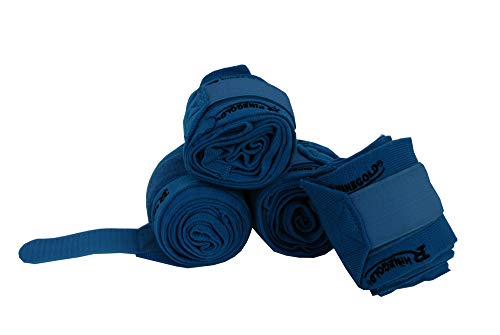 Rhinegold 0 Knitted Travel/Stable Bandages-Turquoise, türkis, Einheitsgröße von Rhinegold