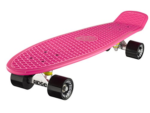 Ridge PB-27-Pink-Black Skateboard, Pink/Black, 69 cm von Ridge Skateboards