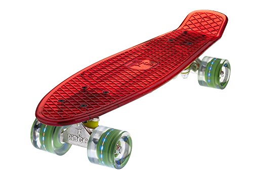Ridge Skateboard Blaze Mini Cruiser , rot/multi, 55 cm von Ridge Skateboards