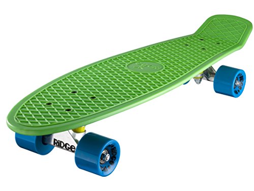 Ridge PB-27-Green-Blue Skateboard, Green/Blue, 69 cm von Ridge