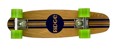 Ridge Retro Skateboard Mini Cruiser, grün, 22 Zoll, WPB-22 von Ridge