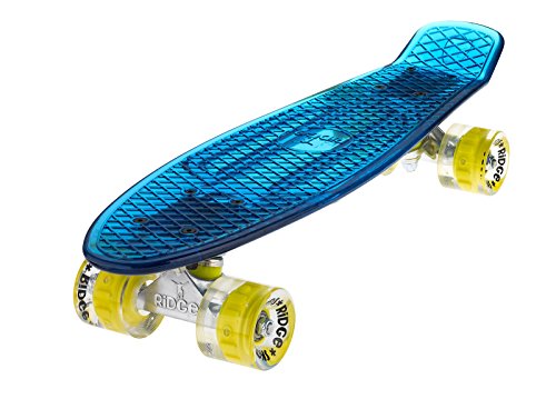 Ridge Skateboard Blaze Mini Cruiser , blau/gelb, 55 cm von Ridge