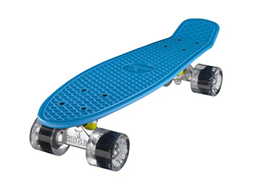 Ridge Skateboard Mini Cruiser, blau-klar, 22 Zoll, R22 von Ridge