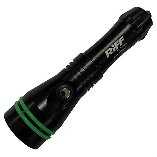 Riff TL Maxi Tauchlampe mit 1200 Lumen Leuchtkraft, Farbe:schwarz von Riff