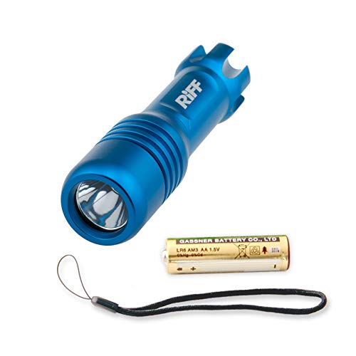 Riff TL Micro LED Mini Tauchlampe, Farbe:blau von Riff