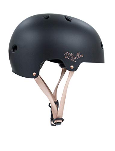 Rio Roller Rosa Skateboard-Helm, Unisex, für Erwachsene, Schwarz (Black), 49-52 cm von Rio Roller
