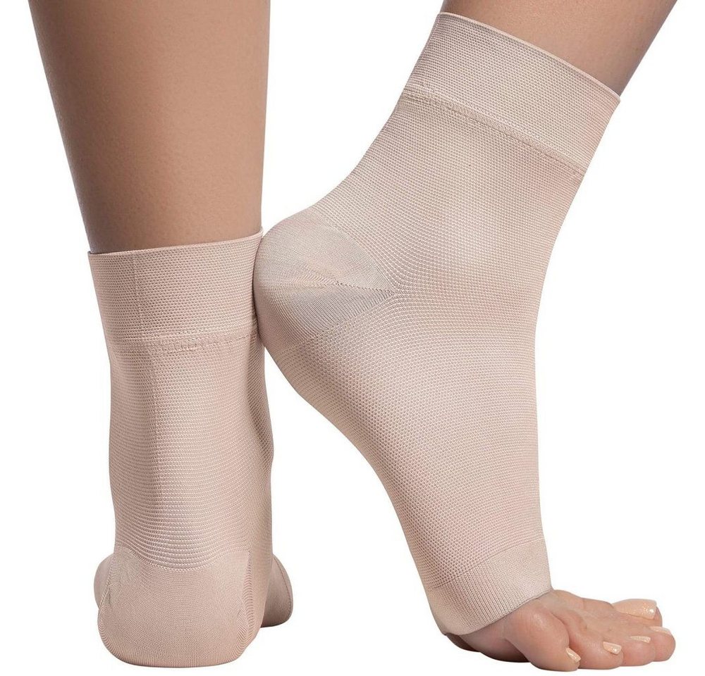 Rnemitery Fußgelenkbandage 1 Paar Kompressions-Knöchelbandage, Atmungsaktive Knöchelstütze (Elastische dünne Knöchelbandage), für Achillessehnenentzündung, Plantarfasziitis und Verstauchungen von Rnemitery