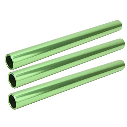 Rodipu Leichtathletik-Staffelstäbe, harmloses Aluminiumrelais, für Match Running(Green) von Rodipu
