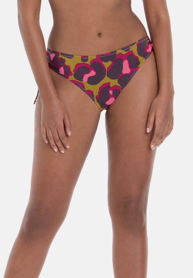 Rosa Faia Bikini-Hose Lovely Leo (1-St) Bikini-Slip / Unterteil - Farbenfrohes Muster, Regulierbare Beinhöhe von Rosa Faia
