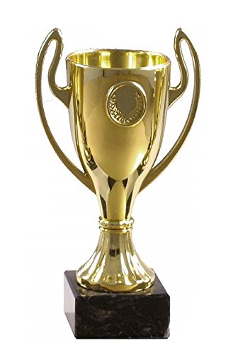 Pokal, Größe ca. 13 cm mit Marmorsockel von S.B.J - Sportland