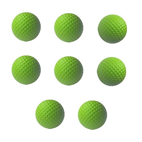 SEIWEI 4 Paare Grün Schwamm-Golfbälle, Weichschaum-Übungsbälle, farbige Übungsgolfbälle für Indoor- und Outdoor-Golftraining von SEIWEI