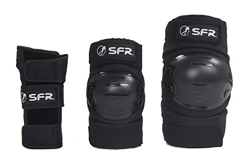 Sfr Skates SFR Youth Ramp Triple Pad Set Farbe Schwarz, Youth Unisex, AC600 L Schwarz (Black) von SFR