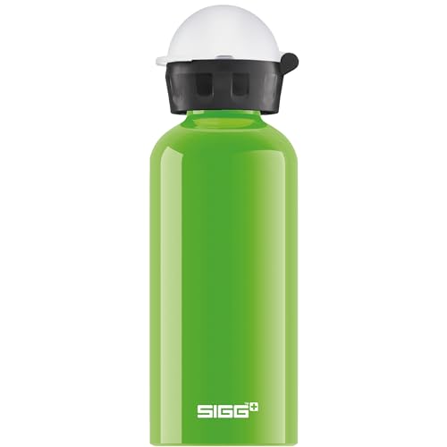 SIGG - Alu Trinkflasche Kinder - KBT Kicker - Auslaufsicher - Federleicht - BPA-frei - Klimaneutral Zertifiziert - Grün - 0,4L von SIGG