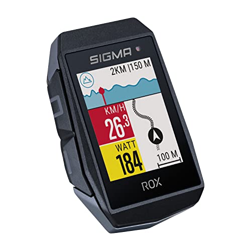 SIGMA SPORT ROX 11.1 EVO Black | Fahrradcomputer kabellos GPS & Navigation inkl. GPS Halterung | Outdoor GPS Navigation mit Smarter Funktionsvielfalt von SIGMA SPORT