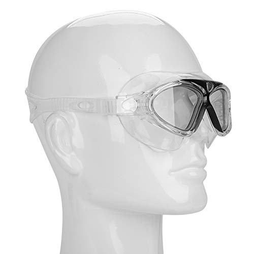 Schwimmbrille Antibeschlag Taucherbrille Damen Herren Schwimmbrillen Wasserdicht Schnorchelbrille Lecksicher Sportbrille Verstellbar Badebrille Transparent Schutzbrille für Schwimmen Tauchen von SIQITECHUK