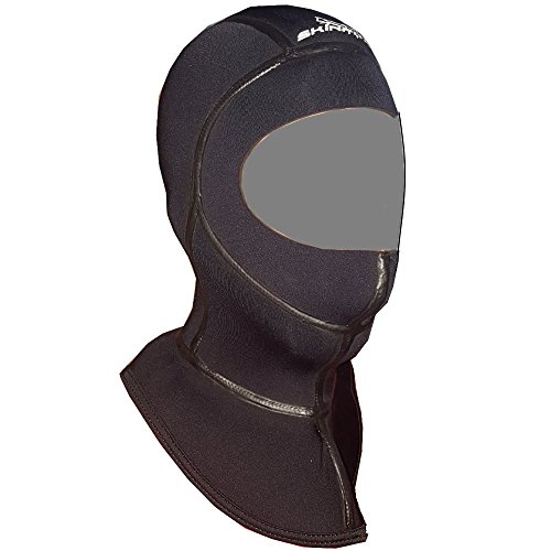 SKINFOX Kopfhaube Superelastic Classic Dive Hood 5mm Stretch Neopren und Thermokragen von SKINFOX