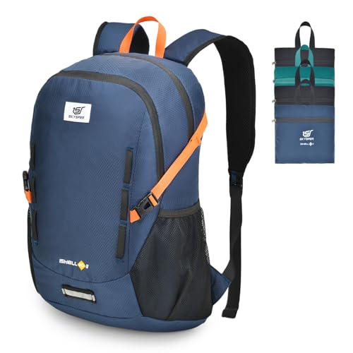 SKYSPER 20L Faltbarer Rucksack Herren Daypack Tagesrucksack Travel Backpack für Outdoor Ausflüge Städtetrips von SKYSPER
