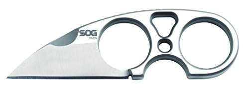 SOG Erwachsene Messer Snarl 5.8 cm, Silber, Standard von SOG