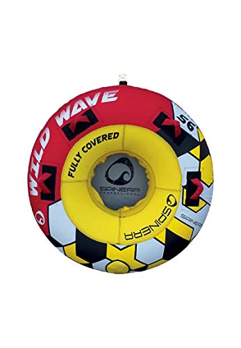 SPINERA Professional Wild Wave 56 - Tube, Wasserring, Wasserreifen, Towable für 1 Person - Hochleistungstube für den Verleih von SPINERA