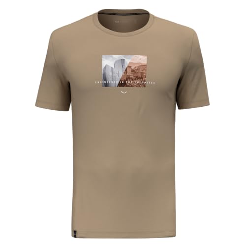 Salewa Pure Design Dry T-Shirt Men, Quicksand, S von Salewa