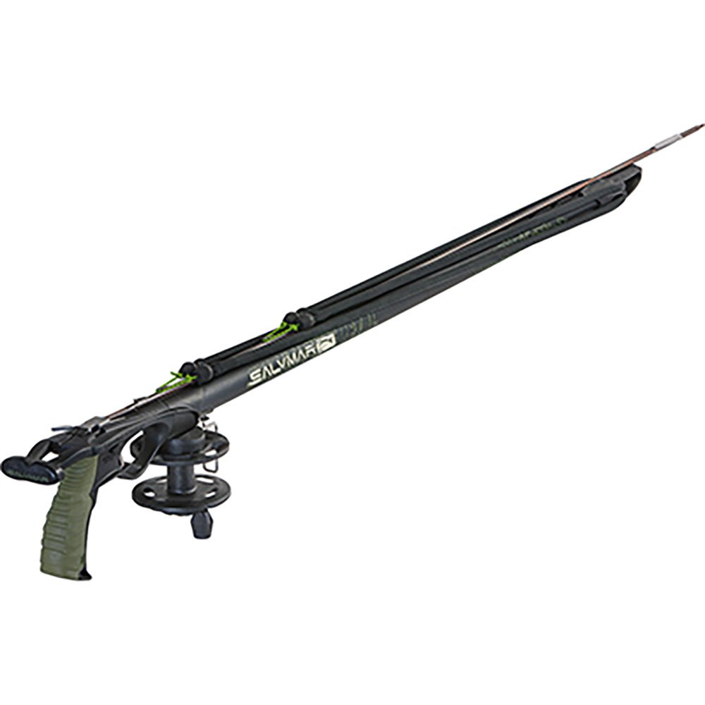 Salvimar Metal Sling Spearfishing Gun With Reel Schwarz 85 cm von Salvimar