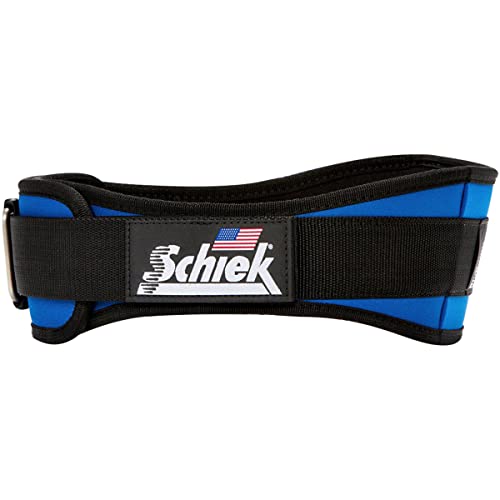 Schiek Belt 4 3/4 Inch blau - XL von Schiek