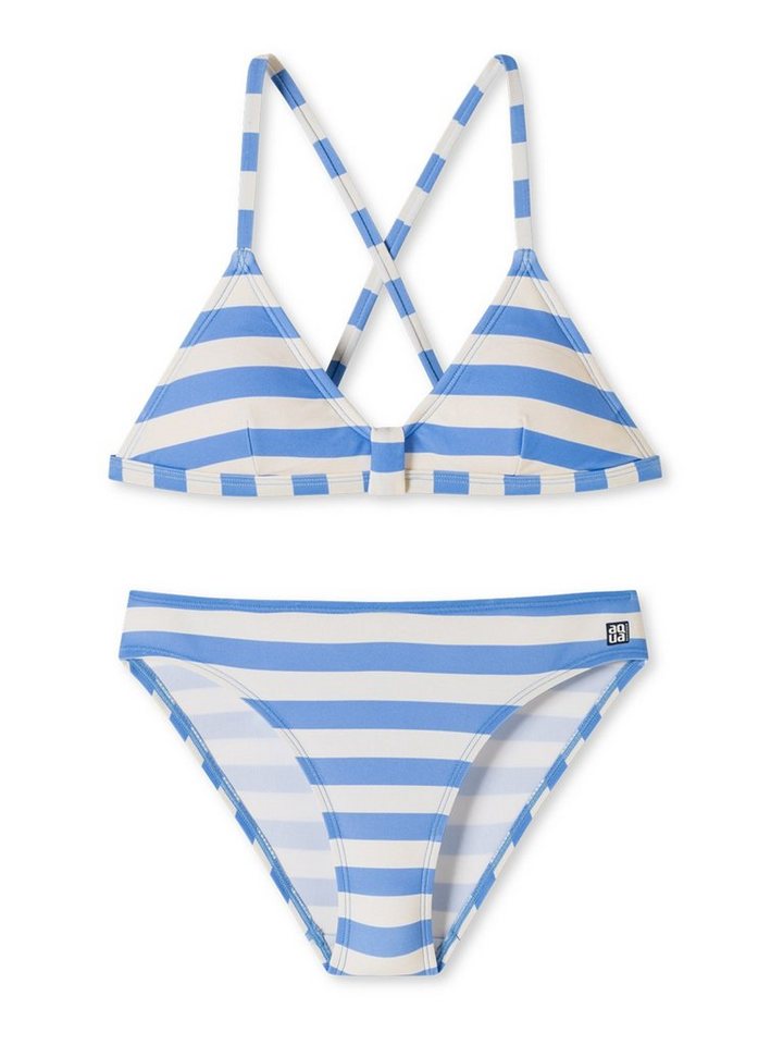 Schiesser Triangel-Bikini Set - Aqua Teen Girls (2-St) bikini oberteil schwimm-hose von Schiesser