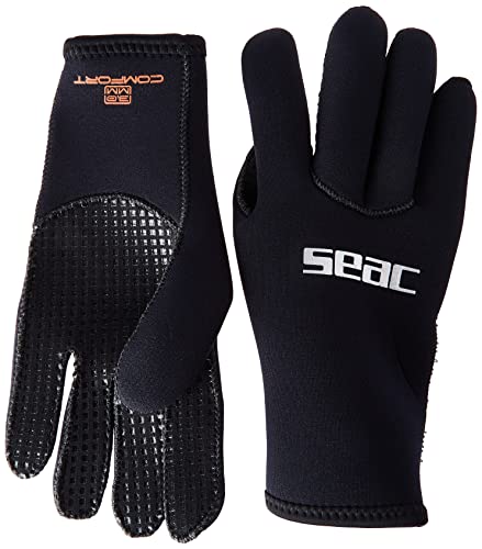 Seac Comfort 3.0, Neopren 3mm Tauchhandschuhe und Anti-Rutsch-Handfläche von Seac