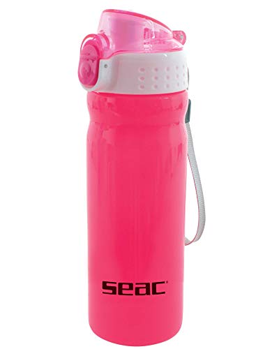Seac Nativa Sportflasche Snap Cap, 550 ml, Unisex Erwachsene, Rosa von Seac