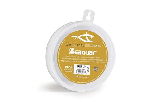 Seaguar Gold Label 25 100% Fluorkohlenstoff, Transparent, Yards von Seaguar
