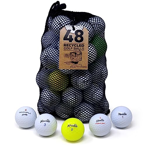 Second Chance Golfbälle Maxfli Noodle 48 Premium Grade A, Weiß, VAL-48-MAX-NO von Second Chance