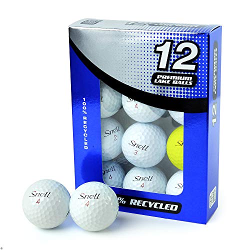 Second Chance Snell Golfbälle für Erwachsene, Güteklasse A, Mehrfarbig, Größe 40 von Second Chance