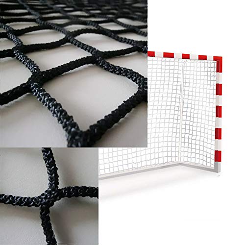 Sedion Handball-Netz, 3 x 2 m, Polypropylen, 3 mm, professionelle Qualität, Schwarz von Sedion