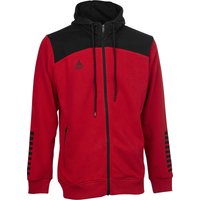 Select Oxford Kapuzen-Sweatjacke rot/schwarz XL von Select
