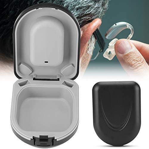 Hörgeräte Zubehör Aufbewahrungsbox wasserdicht,Kleine wasserdichte Aufbewahrungsbox für Hörgeräte, Hörgerätebox, tragbar, hochwertige Qualität für Hörgeräte, die hinter dem Ohr aufbewahrt Werden von Semiter