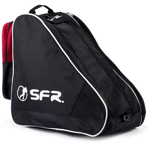 Sfr Skates Large Ice & Skate Bag II Tasche für Inlineskates, Jugendliche, Unisex, Mehrfarbig (Black/Red), Einheitsgröße von Sfr Skates