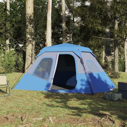 Campingzelt 6 Personen Blau 344x282x192 cm, ShGaxin Caming Zelt, Camping Markise Zelt, Camping Tents, Camping-Zelt - 94296 von ShGaxin