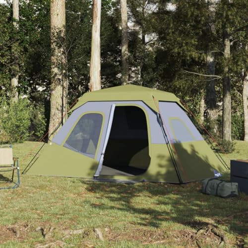 Campingzelt 6 Personen Grün 344x282x192 cm, ShGaxin Caming Zelt, Camping Markise Zelt, Camping Tents, Camping-Zelt - 94295 von ShGaxin