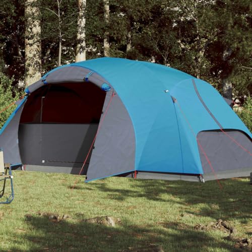 Campingzelt 8 Personen Blau 360x430x195 cm 190T TAFT, ShGaxin Caming Zelt, Camping Markise Zelt, Camping Tents, Camping-Zelt - 94422 von ShGaxin