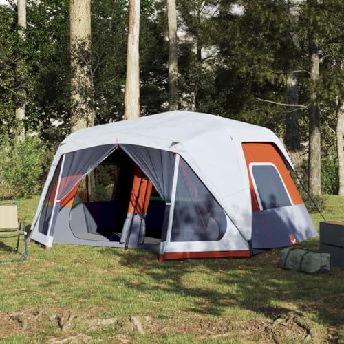 Campingzelt mit Grau und Orange 443x437x229 cm, ShGaxin Caming Zelt, Camping Markise Zelt, Camping Tents, Camping-Zelt - 94303 von ShGaxin