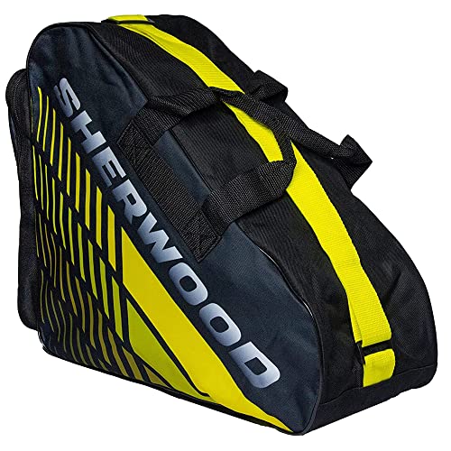 Sherwood Schlittschuhtasche, Inliner-Tasche, für Rollschuhe und Eislaufschuhe, Eishockey-Bag, yellowline von SHER-WOOD