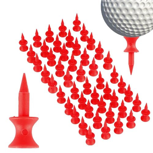 Shitafe Golf-Tees,Golf-Tee-Set | Tragbare Golf-Tees für Herren,50/100 Stück Wiederverwendbare Hochleistungs-Golf-Tee-Golfausrüstung für Damen und Herren von Shitafe
