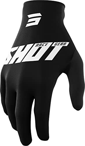 Shot Raw Burst Motocross Handschuhe (Black/White,13) von Shot