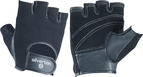 Silverton Fitness-gewichtheberhandschuh Trainingshandschuh Comfort, 43155, schwarz, M von Silverton