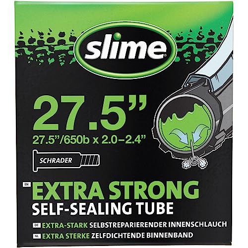 Slime Unisex – Erwachsene 584/597 Radfahren Smart-Schlauch, Grün, 27,5 (650b) X1.90-2.125, 9-2.125" 40mm von Slime
