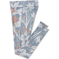 smartwool Women's Classic Thermal Merino Base Layer Bottom Leggings hellblau,winter sky floral Damen Gr. XL von SmartWool